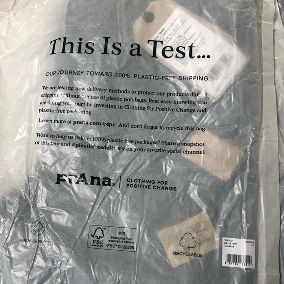 NWT prAna Sienna Jean True Blue Women's Fitted 5 Pocket Stretch Denim - Picture 7 of 12